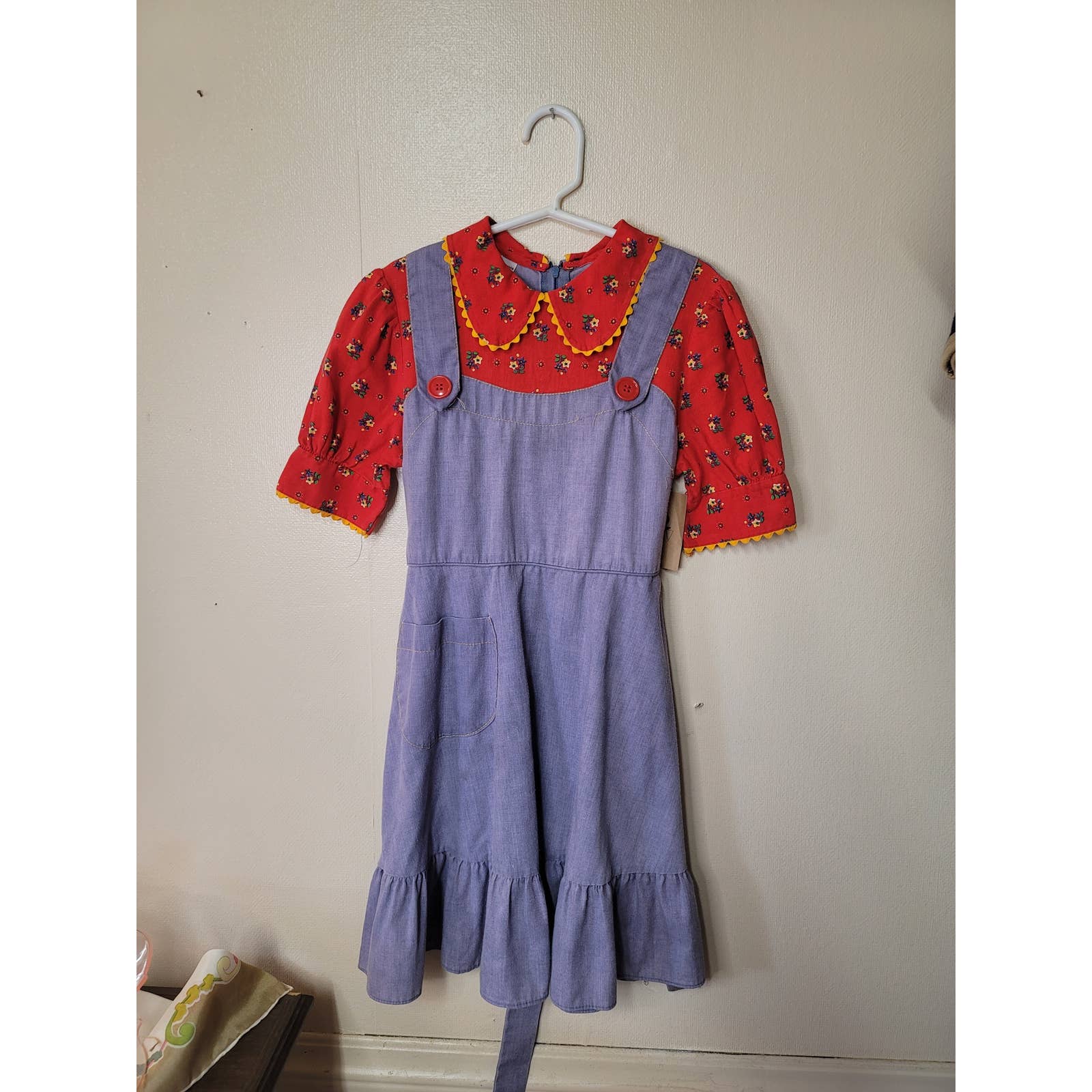 Vintage 1970s Girls Dress